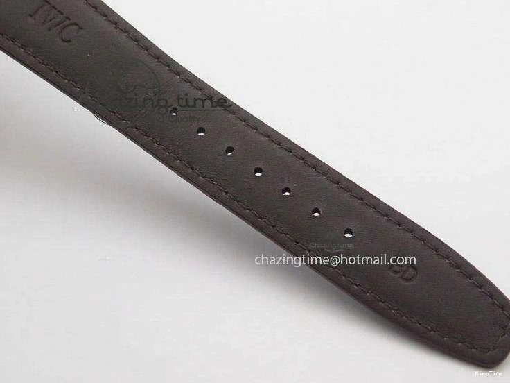 MIROTIME 0423 Portuguese Real PR IW500127 RG ZF 1:1 Best Edition Grey Red Dial On Brown Leather Strap A52010 V AllSeason 7331